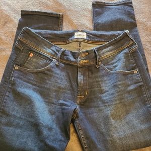 Hudson dark wash skinny jeans